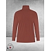 PLUS BASICS Shirt TURTLE NECK Cacao